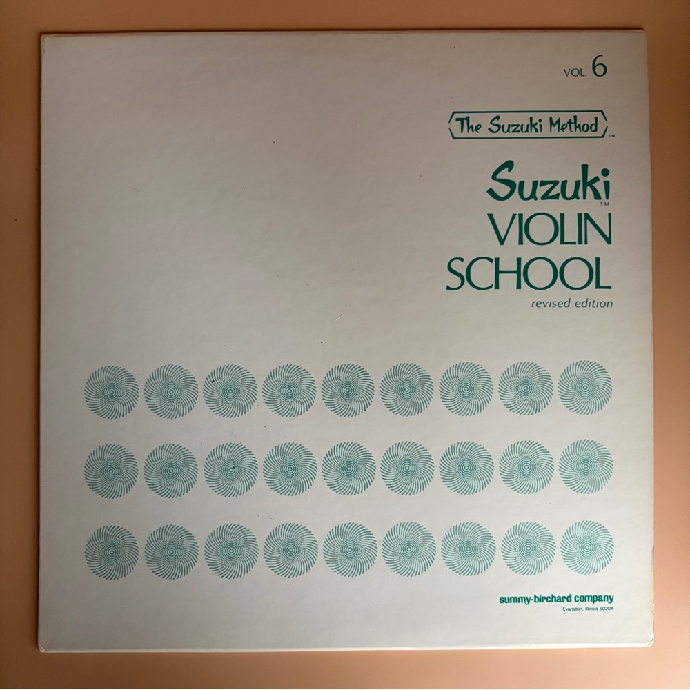 Suzuki Violin School Volume 6 Vinyl Record